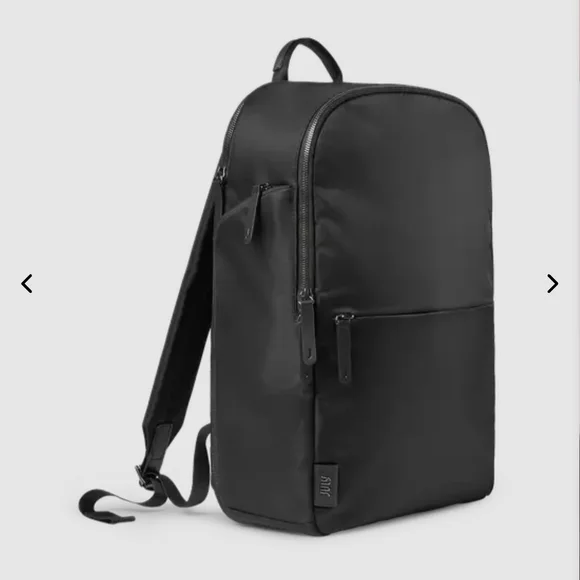 Sleek Black Men's Backpack by July - Picture 1 of 8